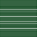 Abbildung Lineatur 11 (Notenlinien) auf Stahlemaille grün